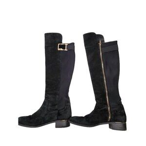Calvin Klein Cyra Leather Knee High Boots
